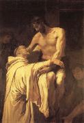 RIBALTA, Francisco Christ Embracing St.Bernard oil painting